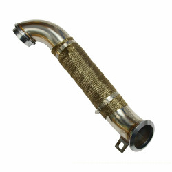 3.0" 6.6L Duramax 2004.5-2010 LLY LBZ LMM Diesel Downpipe Exhaust | Vigor Diesel