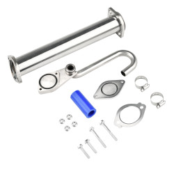 2003-2007 Ford 6.0L Powerstroke EGR Valve & Cooler Delete Kit with Up-Pipe for F250 F350 F450 F550 E350 E450 Excursion