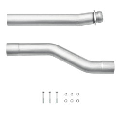 2003-2007 6.0L PowerStroke 3.5" CAT/Muffler Delete Racepipe With Muffler For F250/350 Super Duty