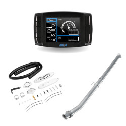 4" DPF/EGR/DEF Delete 2017-2019 6.7L Powerstroke Delete Kit, Mini Maxx V2+4" Race Pipe+EGR(Upgraded, Silver) All-in-One Kit