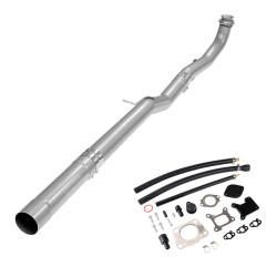 4" DPF/EGR Delete 2017-2023 L5P Duramax EGR Delete Kit(Black) and 4" Race Pipe