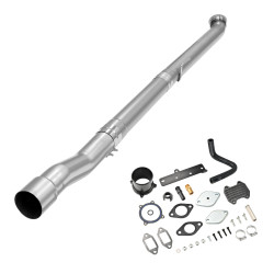 4" DPF/EGR Delete 2019-2021 6.7L Cummins EGR Delete Kit(Black) and 4" Race Pipe