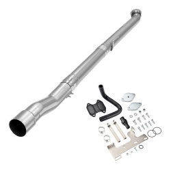 4" DPF/EGR Delete 2022-2024 6.7L Cummins EGR Delete Kit(Black) and 4" Race Pipe