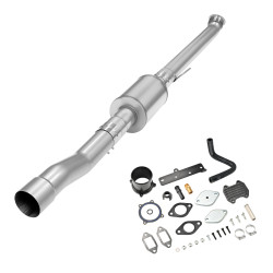 4" DPF/EGR Delete 2022-2024 6.7L Cummins EGR Delete Kit(Black) and 4" Race Pipe W/Muffler