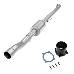 4" DPF/EGR Delete 2022-2024 6.7L Cummins EGR Delete Kit(Black) and 4" Race Pipe W/Muffler
