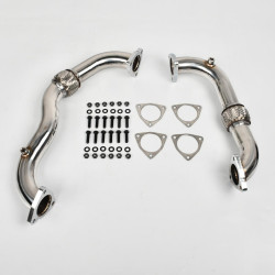 Up-pipe Exhaust For 2008 2009 2010 Ford F-250 350 450 550 Super Duty Powerstroke Diesel 6.4L No EGR | Vigor Diesel
