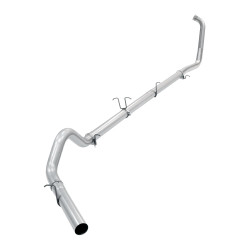 2003-2007 6.0L Powerstroke 4" Downpipe-Back DPF-Delete Exhaust System For Ford F250 F350