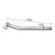 2011-2019 6.7L PowerStroke 4" CAT/DPF Delete Racepipe With Muffler For F250/350 Super Duty 6