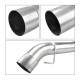 2008-2010 6.4L PowerStroke 5" Downpipe-Back CAT/DPF Delete Exhaust System For F250/350 Super Duty 4