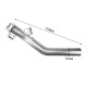 2011-2022 6.7L PowerStroke 5" Downpipe-Back CAT/DPF Delete Exhaust System For F250/350 Super Duty 7