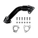 Exhaust Up-Pipe For 2001-2016 6.6L Chevrolet GMC Duramax LB7 LLY LBZ LMM LML Passenger Sider High-Temp Paint 0
