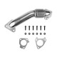 Exhaust Up-Pipe For 2001-2016 6.6L Chevrolet GMC Duramax LB7 LLY LBZ LMM LML Driver Side 0