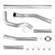 2008-2010 6.4L PowerStroke 4" Downpipe-Back CAT/DPF Delete Exhaust System For F250/350 Super Duty 2