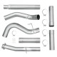 2008-2010 6.4L PowerStroke 5" Downpipe-Back CAT/DPF Delete Exhaust System For F250/350 Super Duty 2