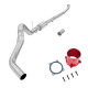 5" DPF/EGR Delete 2013-2018 6.7L Cummins EGR Delete Kit(Red) and 5" Turbo-Back Exhaust W/Muffler 0