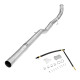 4" DPF/EGR Delete 2015.5-2016 LML Duramax EGR Delete Kit(Silver) and 4" Race Pipe 0