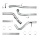 2015-2016 6.6L LML Duramax 4" Downpipe-Back DPF Delete Exhaust System For Silverado Sierra 2500 3500HD 3