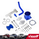 2010-2024 Dodge Ram 6.7L Cummins EGR Valve & Cooler Delete Kit with Throttle Valve (Blue) for 2500 3500 1