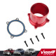 2007-2025 Dodge Ram 6.7L Cummins EGR Throttle Valve Delete (Red) for 2500 3500 4500 5500 1