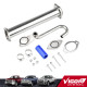 2003-2007 Ford 6.0L Powerstroke EGR Valve & Cooler Delete Kit with Up-Pipe for F250 F350 F450 F550 E350 E450 Excursion 1