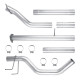 2013-2018 6.7L Cummins 4" Downpipe-Back CAT/DPF Delete Exhaust System For Ram 2500/3500 6